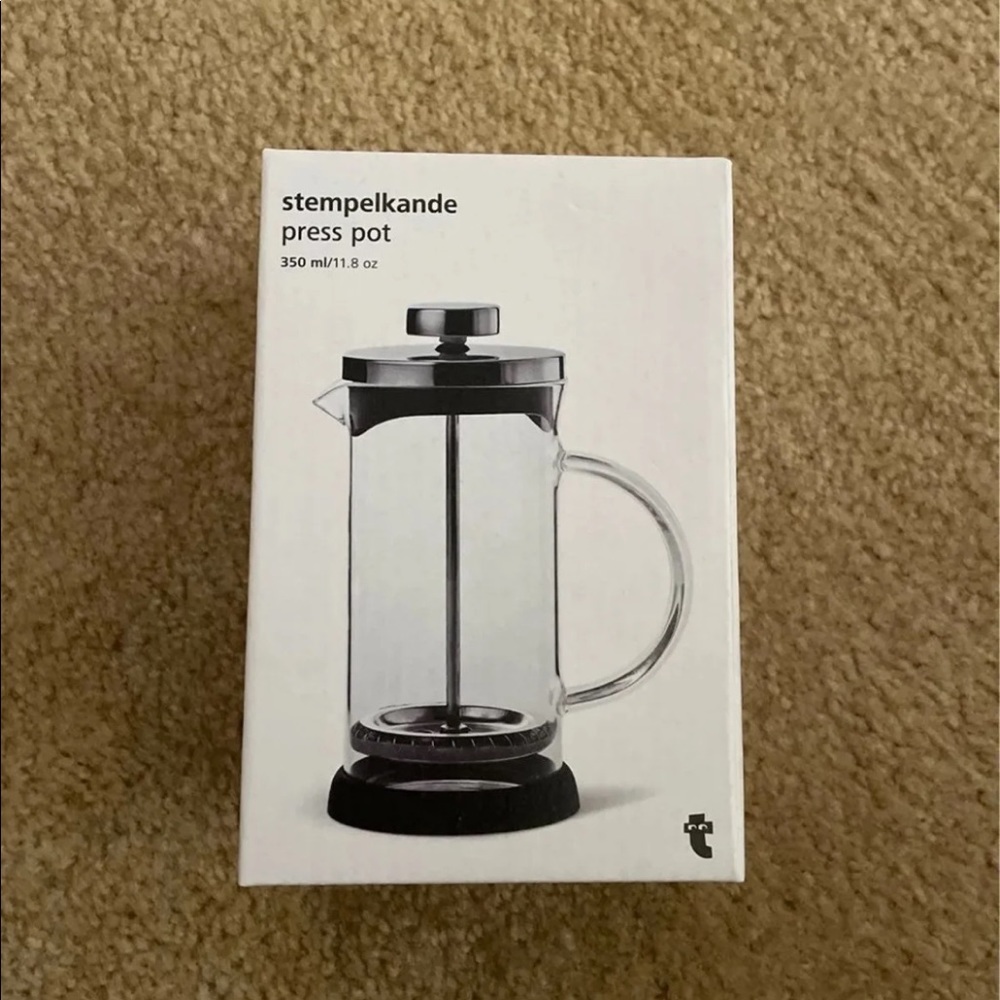 French press glass coffee pot